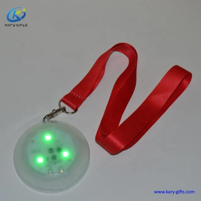 LED Glowing Flashing Necklace Timer Management Pendant Light Led Necklace