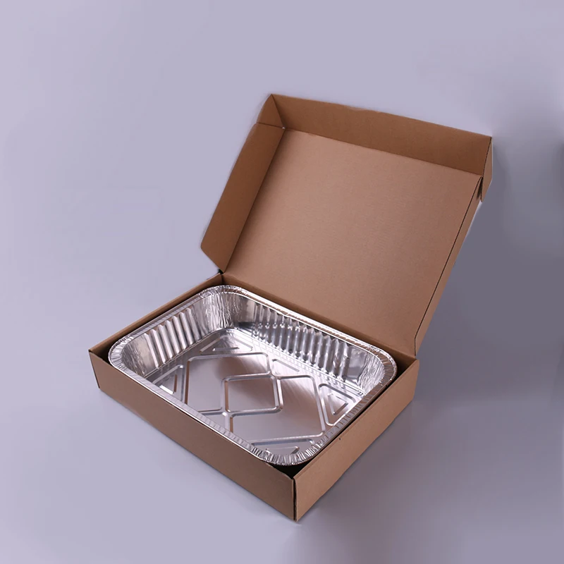 Aluminium Foil Catering Trays + Lids Medium 7000cc - Shine