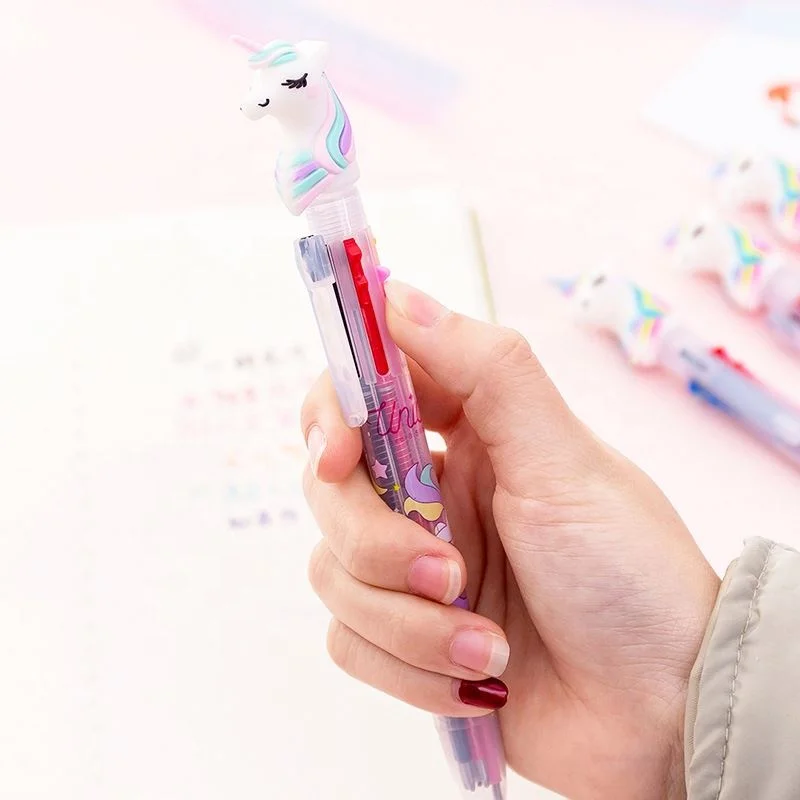 2019 шариковая ручка классического класса с индивидуальным дизайном креативная единорогом 6 цветов простая новинка