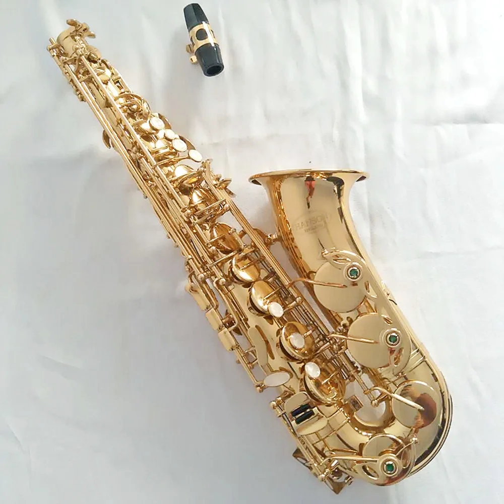 Sax Alto Eb Gold Lacquer Playing Music Instruments