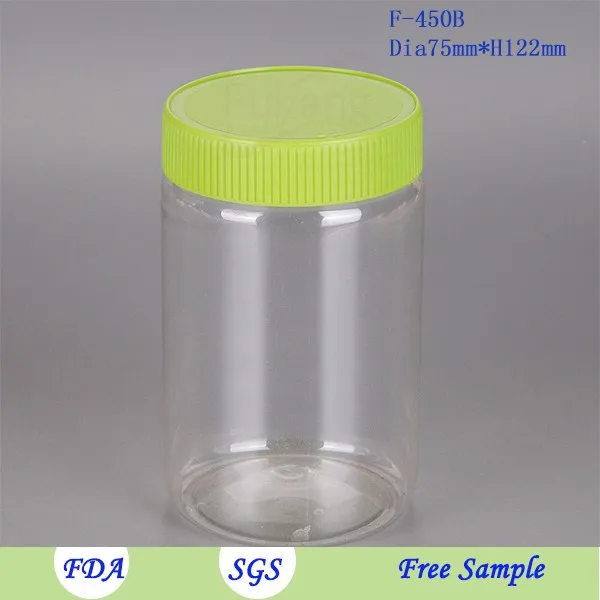 Plastic Powder Jar 450ml Spice Container Chilli Powder Jar