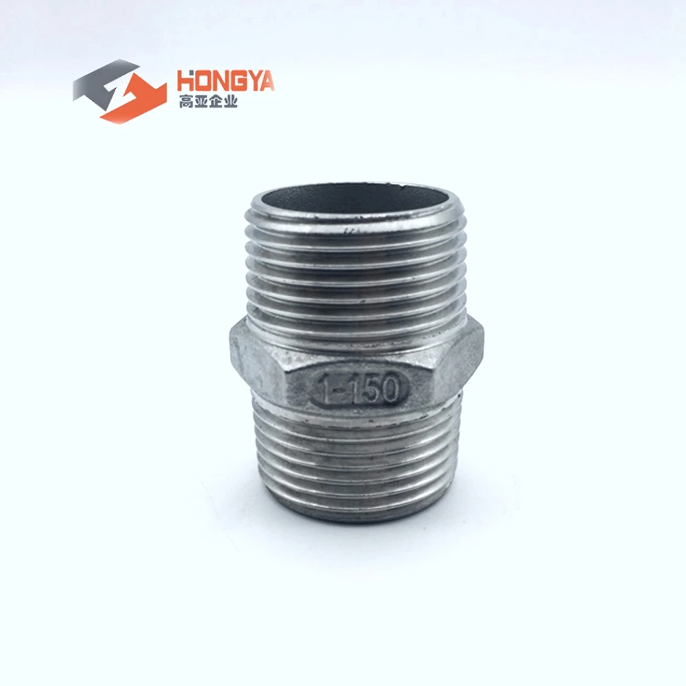 Резьбовой шестигранный штуцер из нержавеющей стали для соединения NPT BSP 304 316