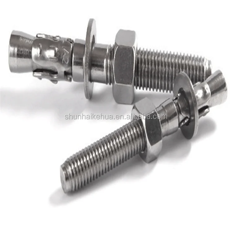 Made in China Concrete Fasteners Anchor Bolts M12 Stainless Steel Wedge Anchor