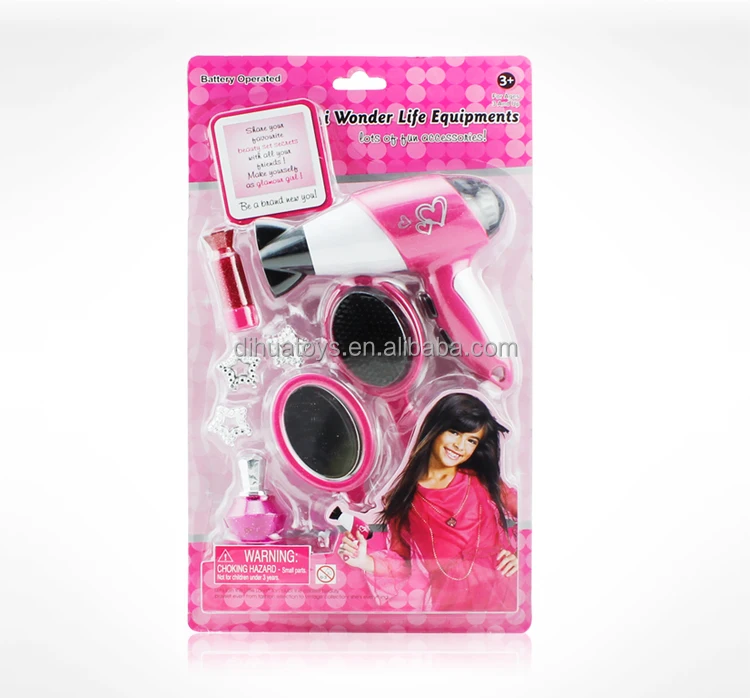 Игрушечный фен для девочек, игрушечный набор для красоты волос