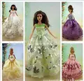2Pcs 28cm New handmake wedding Dress Fashion Clothing Gown For Barbi Hot Dolls Accessories