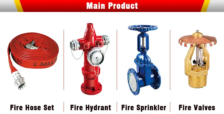 Fire Fighting Pipes Fire Protection System Red Polyesterjacket Fire ...