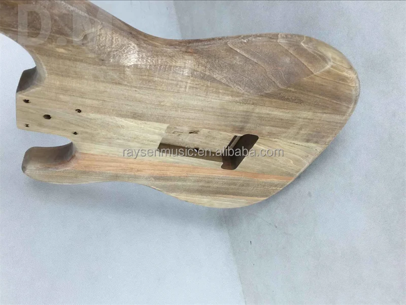 High Quality St Style Diy Electric Guitar Kits Maple Wood Finished Body