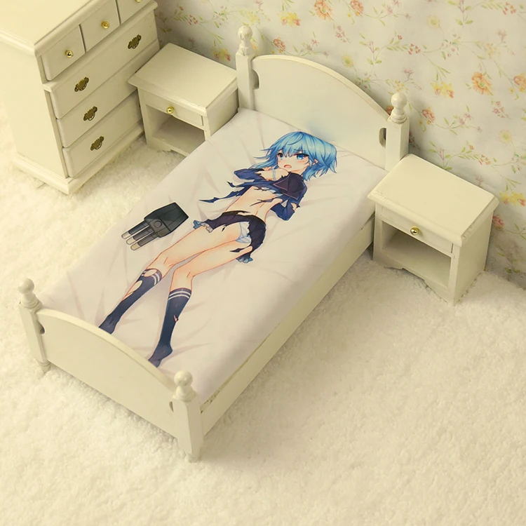 Anime Cartoon Machine-Doll wa Kizutsukanai 2 Way / WT flat sheet bed sheet  top sheet Christmas Gift 150*200cm No.004