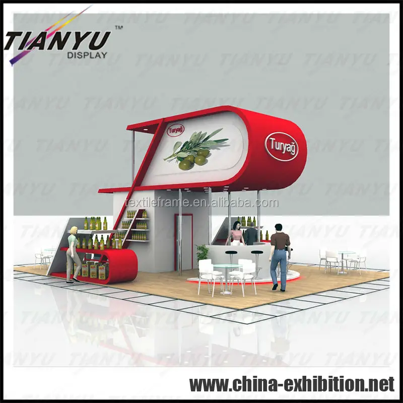 Creative Cosmetic Exhibit Booth Design - China & USA