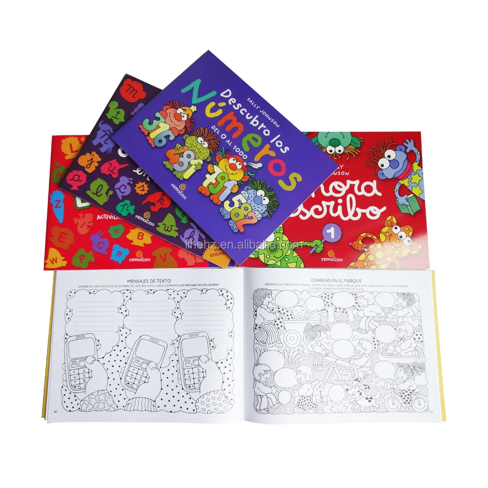 Cute Children Coloring Book With Activity Elements,Interesting Kids