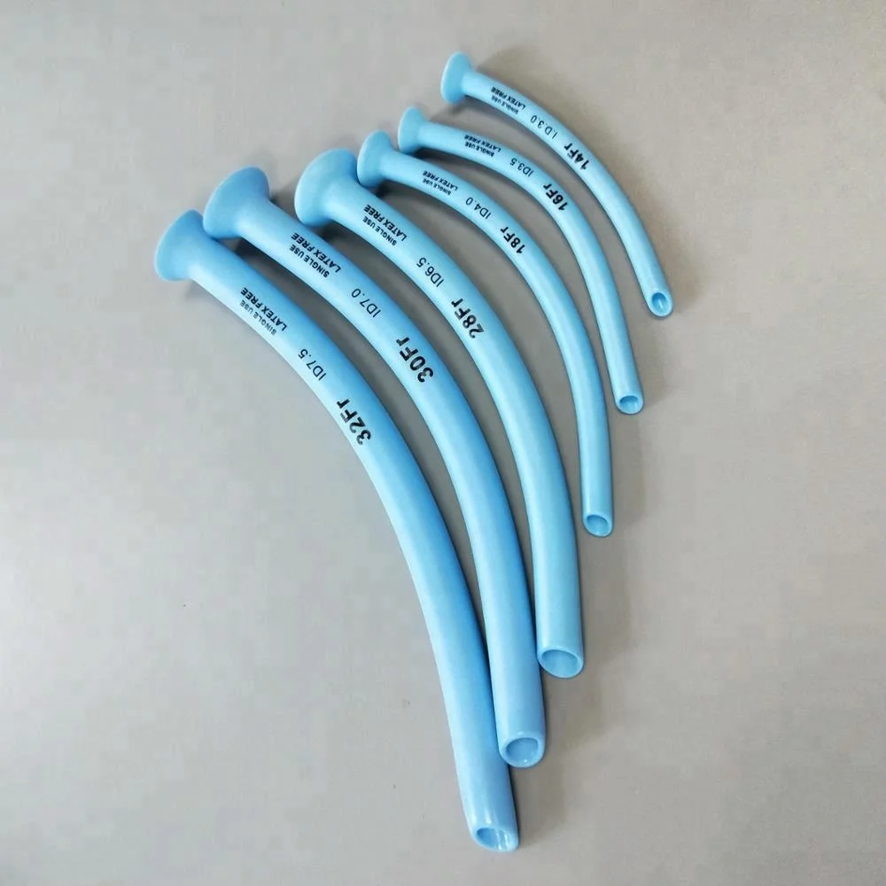 Pvc Disposable Blue Trumpet Nasal- Pharyngeal Airway Guedel Airway3.0-9 ...