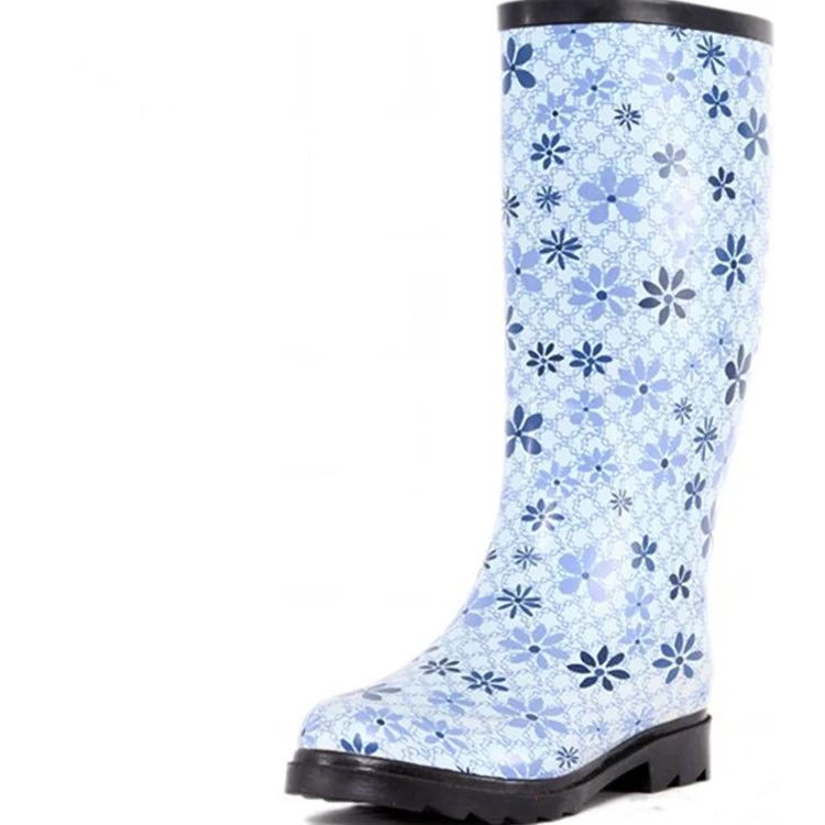 patterned gumboots