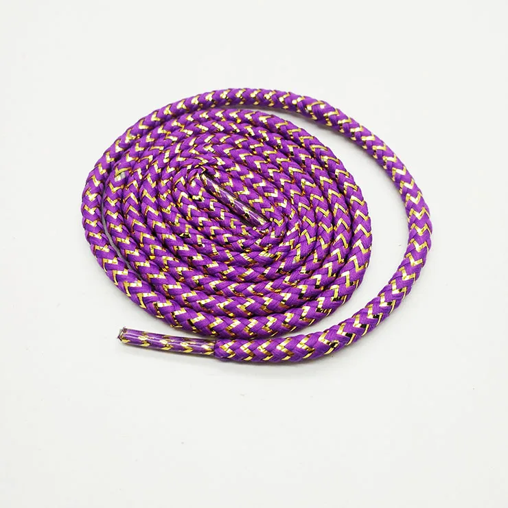 Lurex Round Shoe Lace Drawstring Cord
