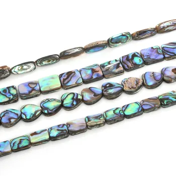 Factory Natural Abalone / Paua Shell Beads Charm Pendant For DIY Woman Earring Necklace Bracelet Jewelry Accessories