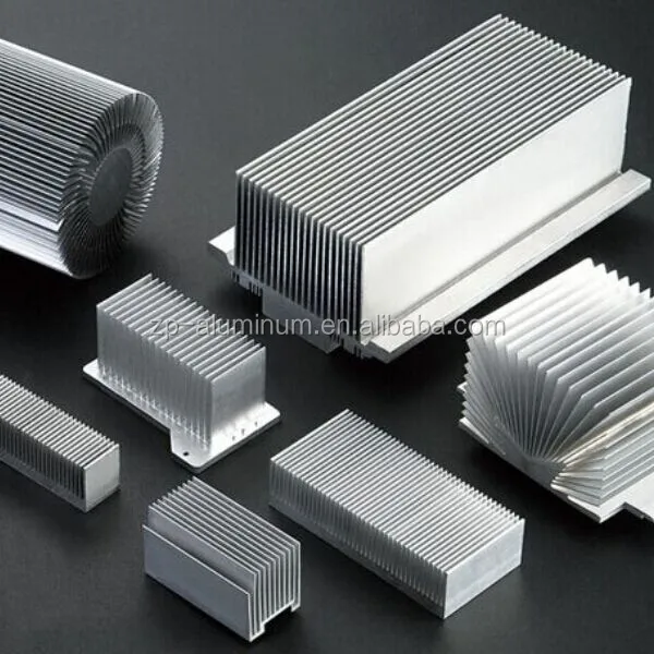 Custom Extruded Aluminum Copper Profile Extrusion Led Electronic Radiator Heat Sink
