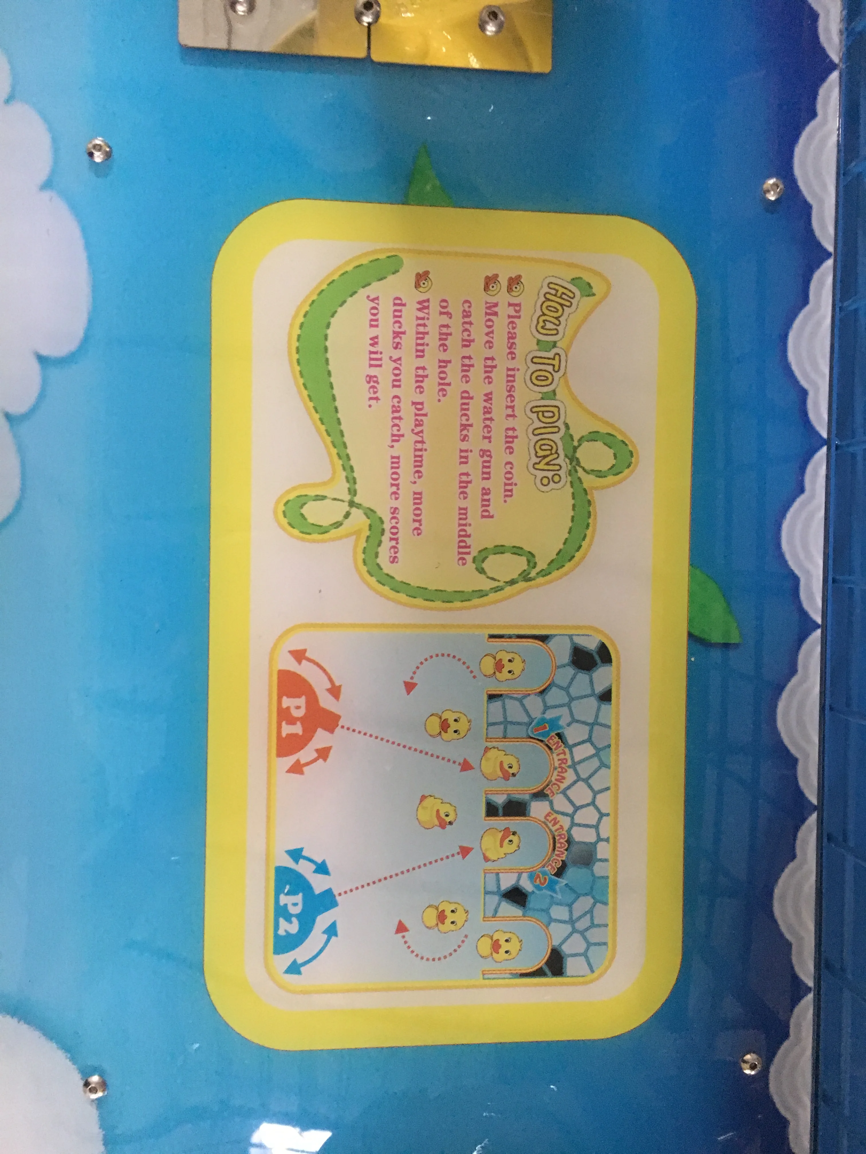 뜨거운 판매 해피 오리 실내 코인 운영 아케이드 어린이 물 슈팅 게임 기계 판매