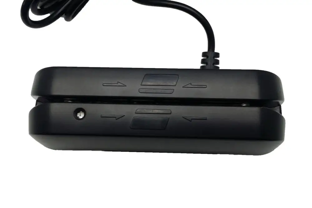 ISO7811 RS232 USB Double Side Two Head Dual Face Swipe MSR 3 Tracks Magnetic Magstripe Mag Stripe CC Card Reader
