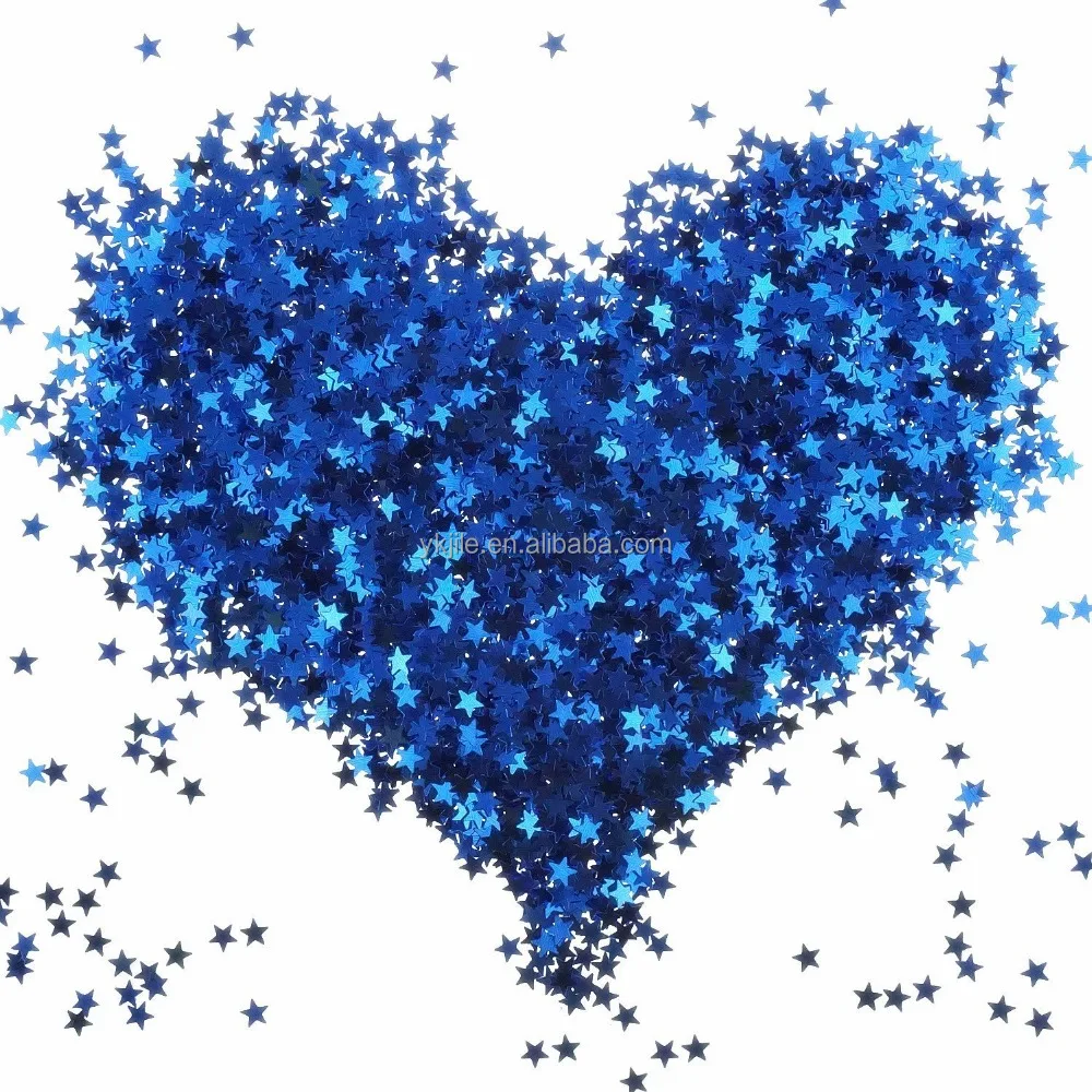 Blue Star Confetti Sapphire Anniversary Party Table Invite Sequin Decoration 14g