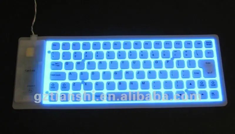 Source Teclado iluminado carta iluminado teclado ergonómico on