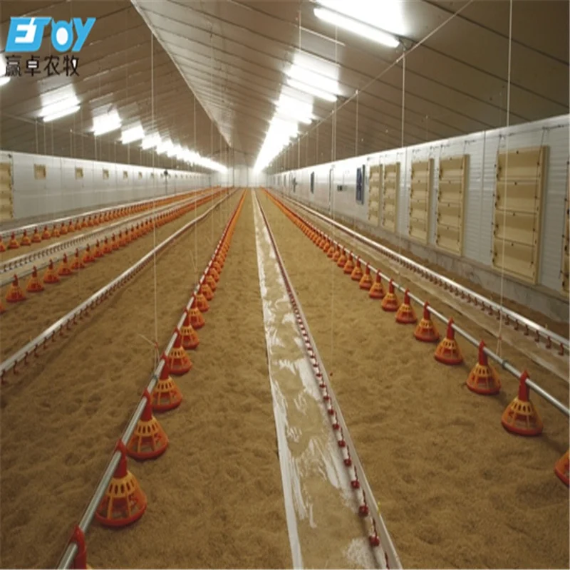 Outstanding Quality Full Set of Automatic Broiler Poultry Farming House Design Chicken Shed Equipment
