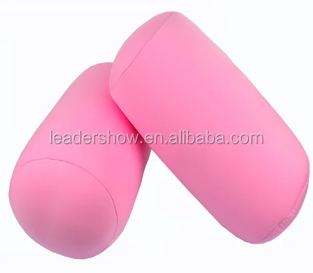 
 2018 cheap price wholesales Microbeads Filling Back Seat Support travel Cylinder Massage Pillow  