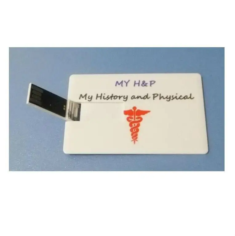 USB medical and health historry information card, emergency medical card