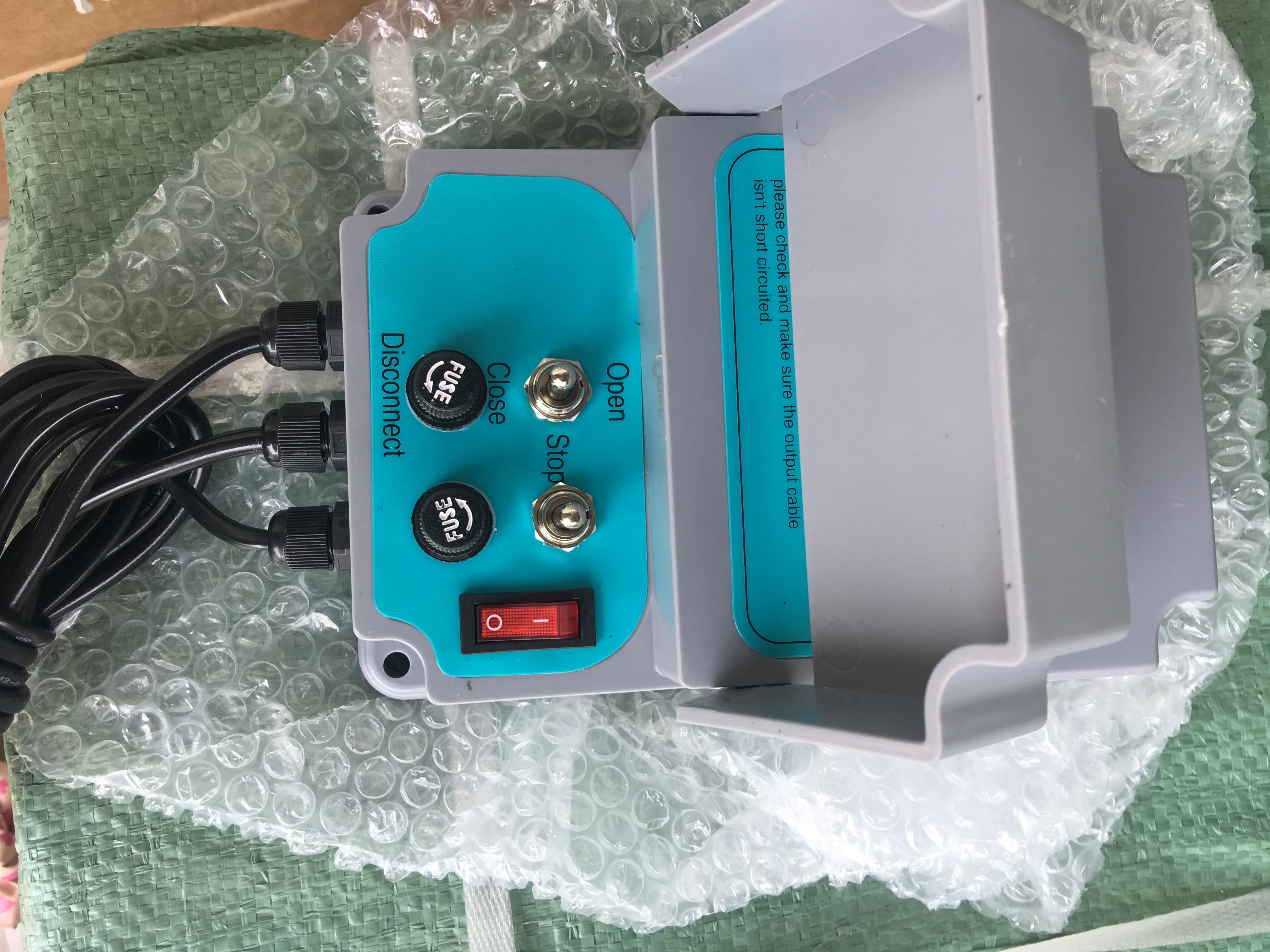 Ventilation Automatically Temperature Controller for Greenhouse Motor Roll up Unit