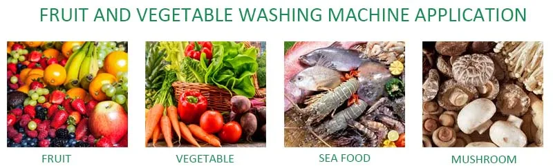 Factory Price Bubble Strawberry Mango Salad Cleaning Drying Sorting Line Equipment Dryer Spinach Apple Washing Machine