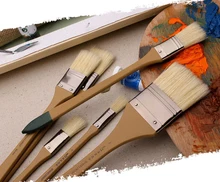 Paint Brush BS – 002 bristle pig hair head Oil painting propylene acrylic brush special made art brush