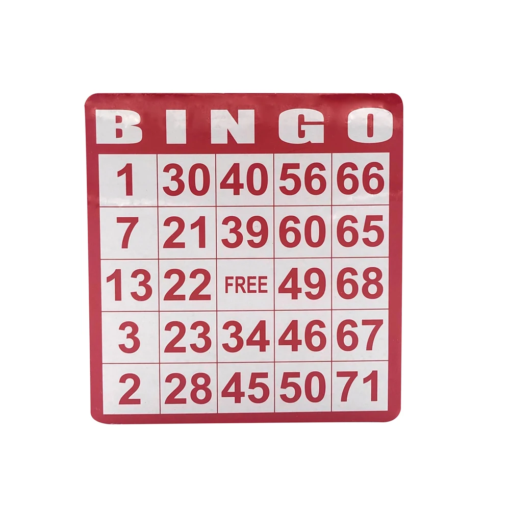 Карточки для игры в бинго 100, карточки для игры в бинго разных цветов