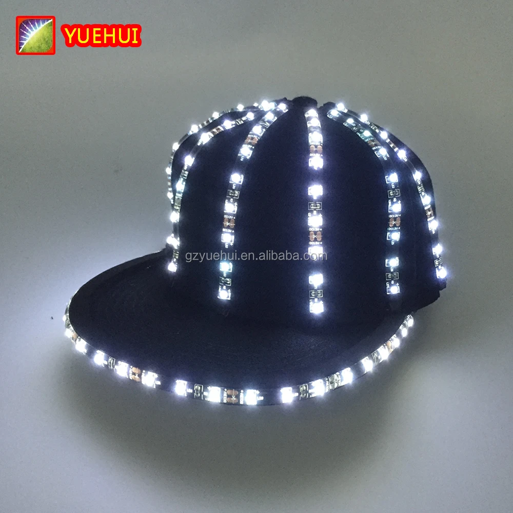 
Поставка из Китая, 12V Высокая яркость Led неоновый шляпа партия Mardi Gras, для вечеринки, украшения шляпа ночных вечеринок танцевальные крышка со светодиодом 