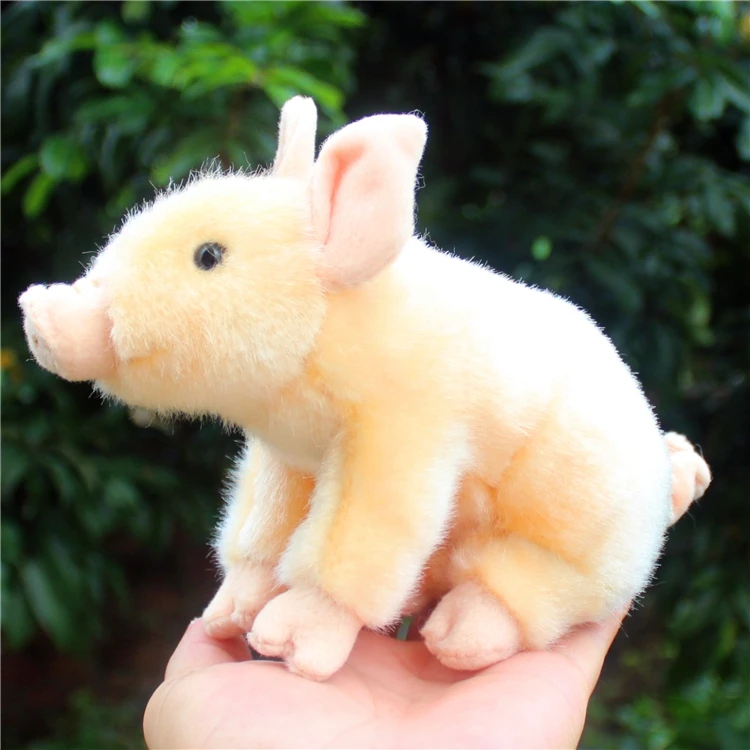 realistic pig stuffed animal