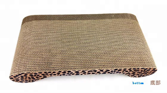Interactive Cat Scratcher Toy Corrugated Cardboard Cat Scratching Pad Pet Toy