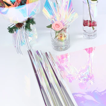 translucent OPP iridescent candy wrapping paper