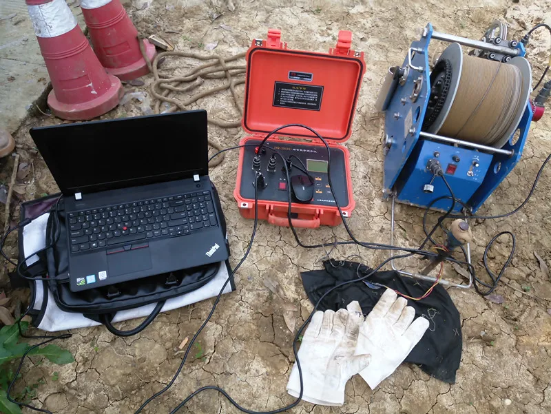 Geological Digital Borehole Survey Logging System 1000m Water Well Data Logger
