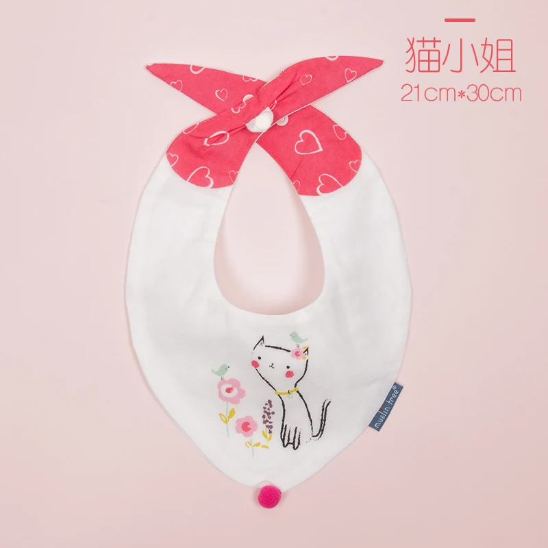 Муслин дерево хлопок можно стирать детские нагрудники хлопчатобумажных нагрудников для малышей