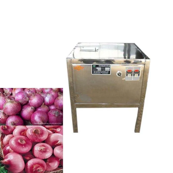 Fully automatic onion peeler