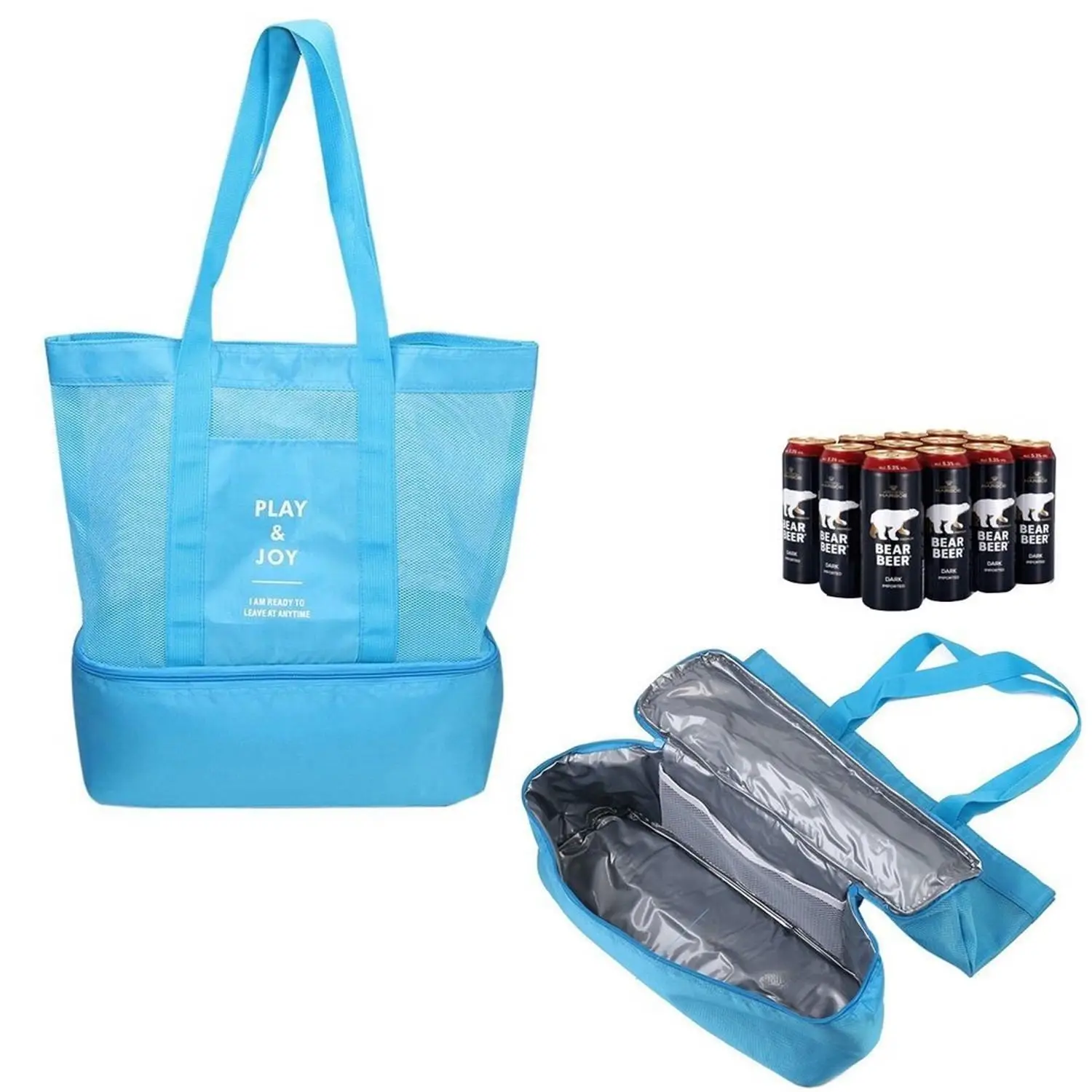 Bolso cooler desmontable aqua - Tiendacopec.cl
