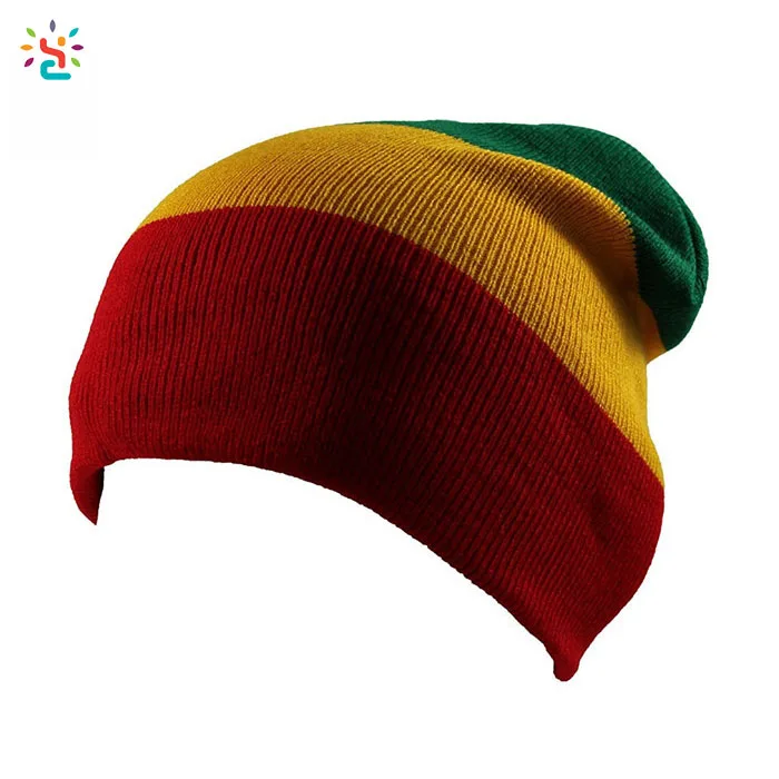 Source Jamaican Rasta Hat Slouchy Gorro reggae free rasta hat crochet pattern beanie cap on m.alibaba.com