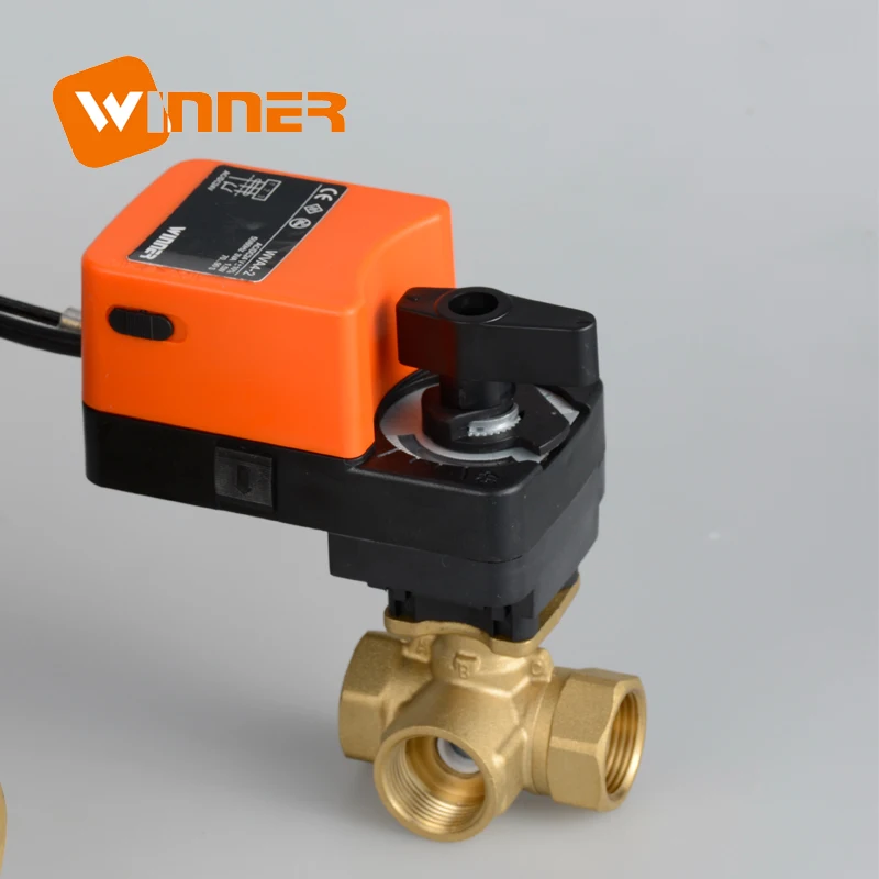 Valvola A Sfera Motorizzata G1-1/2 DC 24V DN40 - Per Ventilconvettori E