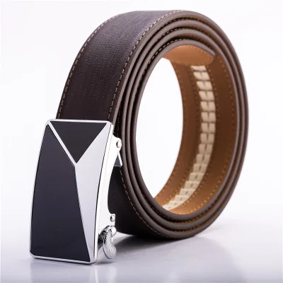 The New Style Of Business Automatic Buckle Men's Leather Belt