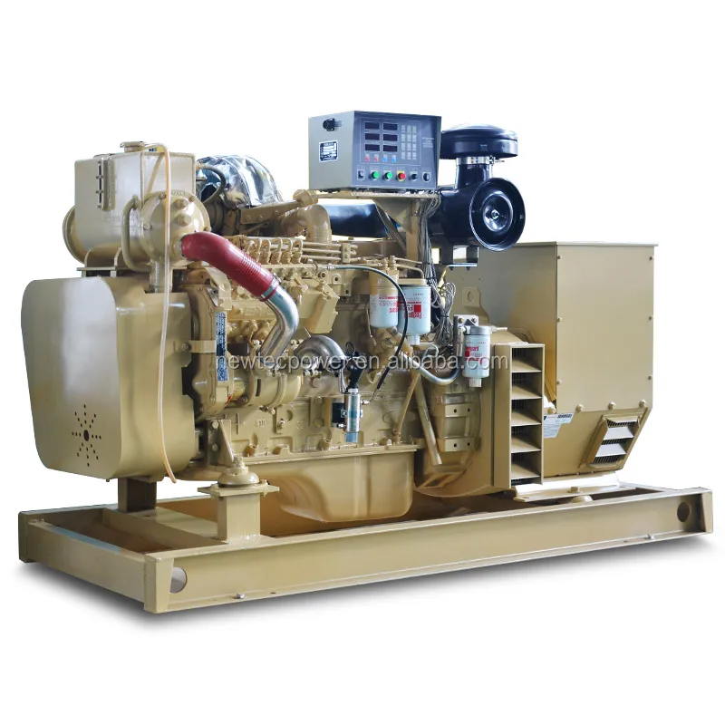 Boat Ship Use Marine Diesel Generator 50Hz 90kW 110kVA Powered by DCEC-Cum-mins Marine Engine