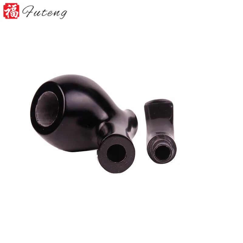 High Quality Ebony Wood Smoking Pipe Wholesale Handmade Wooden Smoking Pipe Tobacco for Smoking