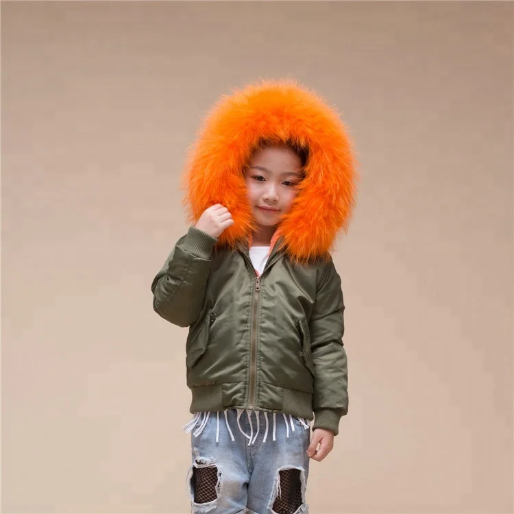 Fabulous Kids Fur Parka Winter Fur Jacket Girls and Boys Jacket Fashion  Warm Baby Fur Coats