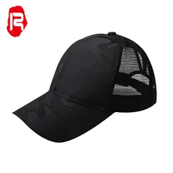 Высококачественная Женская бейсболка без рисунка камуфляжной расцветки с