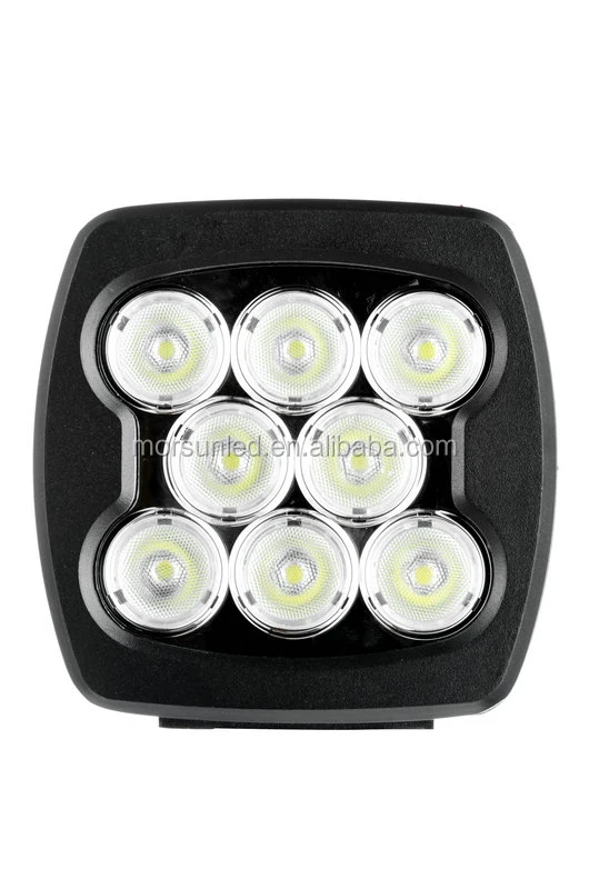 Good-autohome 4x 80W LED Work Lights - 4 Inch Square Spot Beam For Truck, Off-Road, Tractor (9000 Lumens, 6500K)