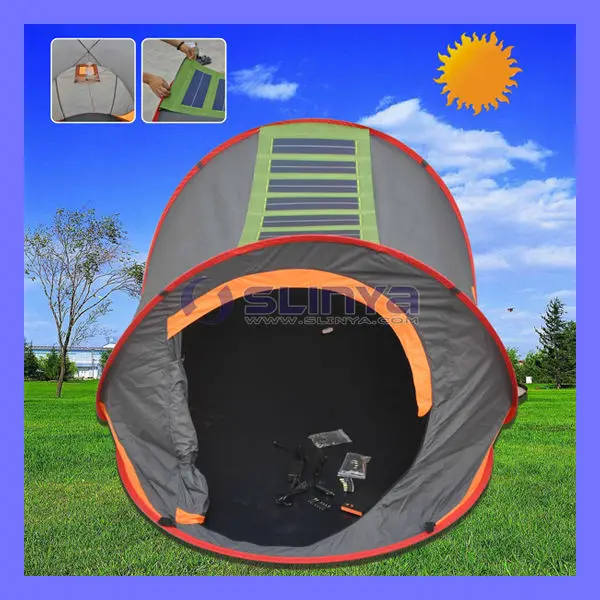 ondanks Hoogte Invloedrijk Portable Camping Orange Solar Tent For Sale With Solar Power Led Light Fan  - Buy Solar Tent,Orange Solar Tent,Solar Power Tent For Sale Product on  Alibaba.com