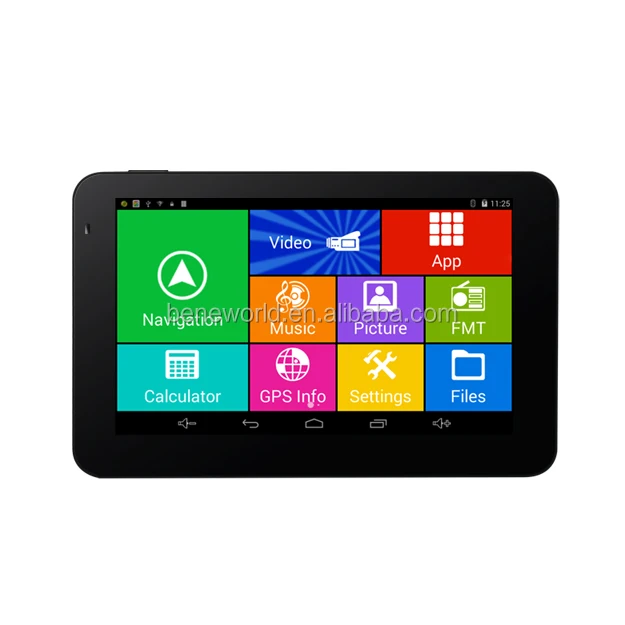 Mediatek 8127 GPS Tracking 5 Inch Android GPS Navigator DVR Optional WIFI Free Map Update