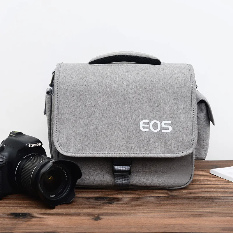 
Сумка для камеры DSLR, модная сумка через плечо из полиэстера, водонепроницаемый чехол для камеры для фотосъемки, сумка для профессионального путешествия и фотосъемки 