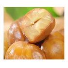 High quality organic snack sugar free nature peeled baked chestnuts kernels